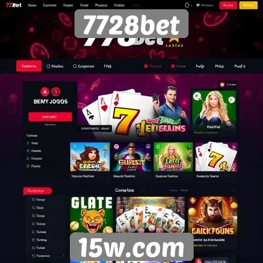 Exploração da interface do site 7728bet